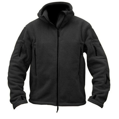 Hoodies Män Med Flera Fickor i Hög Kvalitet 100% Bomull-4