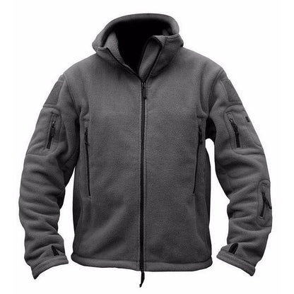 Hoodies Män Med Flera Fickor i Hög Kvalitet 100% Bomull-5