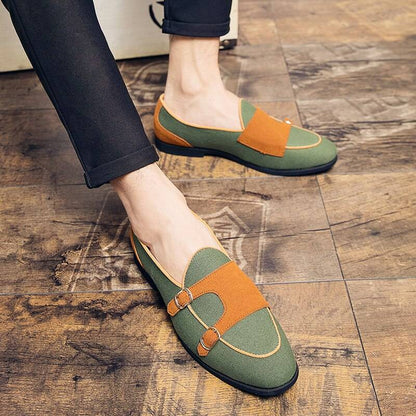 Herrskor Slip-on Elegant Läder för Komfort och Stil-1