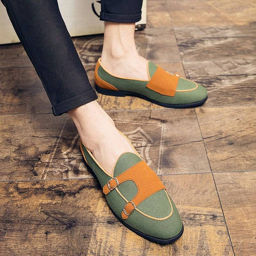 Herrskor Slip-on Elegant Läder för Komfort och Stil-1