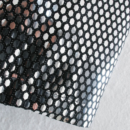 Kvinnors Mini Kjol Med Paljetter Och Ruffles Polyester-4