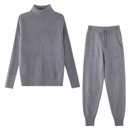 Dam Fritidsbyxor Medelhög Midja Mjuk Acetat Pencil Pants 9
