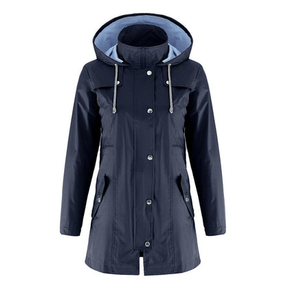 Vinterjacka Dam Elegant Polyester för Kalla Dagar 9