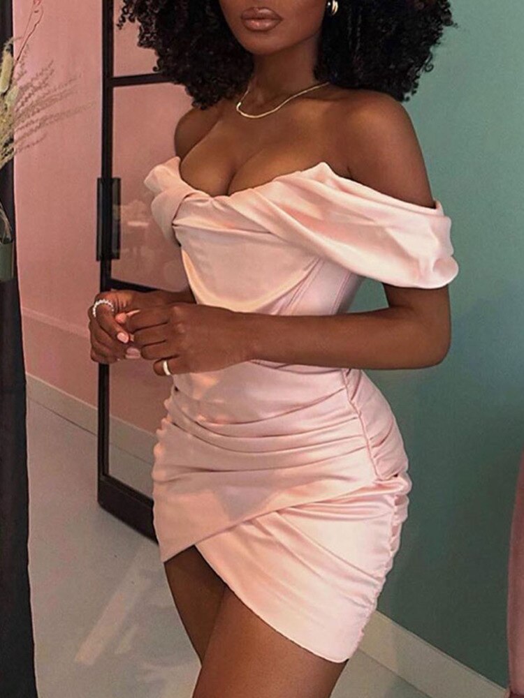 Kvinnors Aftonklänning Fria Axlar Förstklassigt Material-6