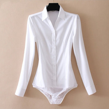 Dam Bodysuit Långa Ärmar Randig Polyester 8