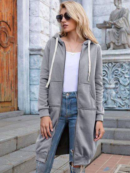 Damjacka Sweatshirt i Traditionell Snitt - Högkvalitativ Jacka för Dam, Elegant och Bekväm Passform 4