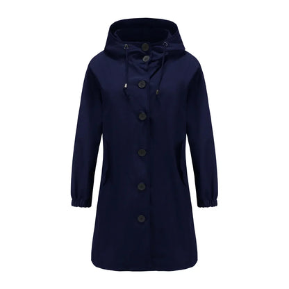 Variant image for Dam Trenchcoat Vattenavvisande Klassisk Stil Långt Tyg-4