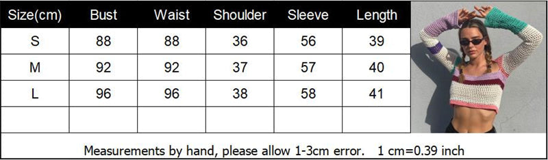 Dam Topp Färgglad Patchwork Polyester Lång Ärme Regular Fit-4