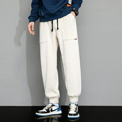 Mäns Joggingbyxor Avslappnad Isolerande Material 13