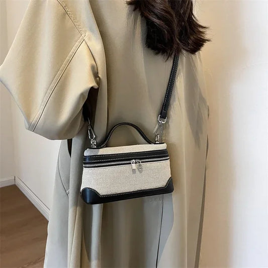 Crossbody Väska Justerbar Hållbar Canvas 1