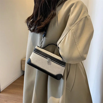 Crossbody Väska Justerbar Hållbar Canvas 6