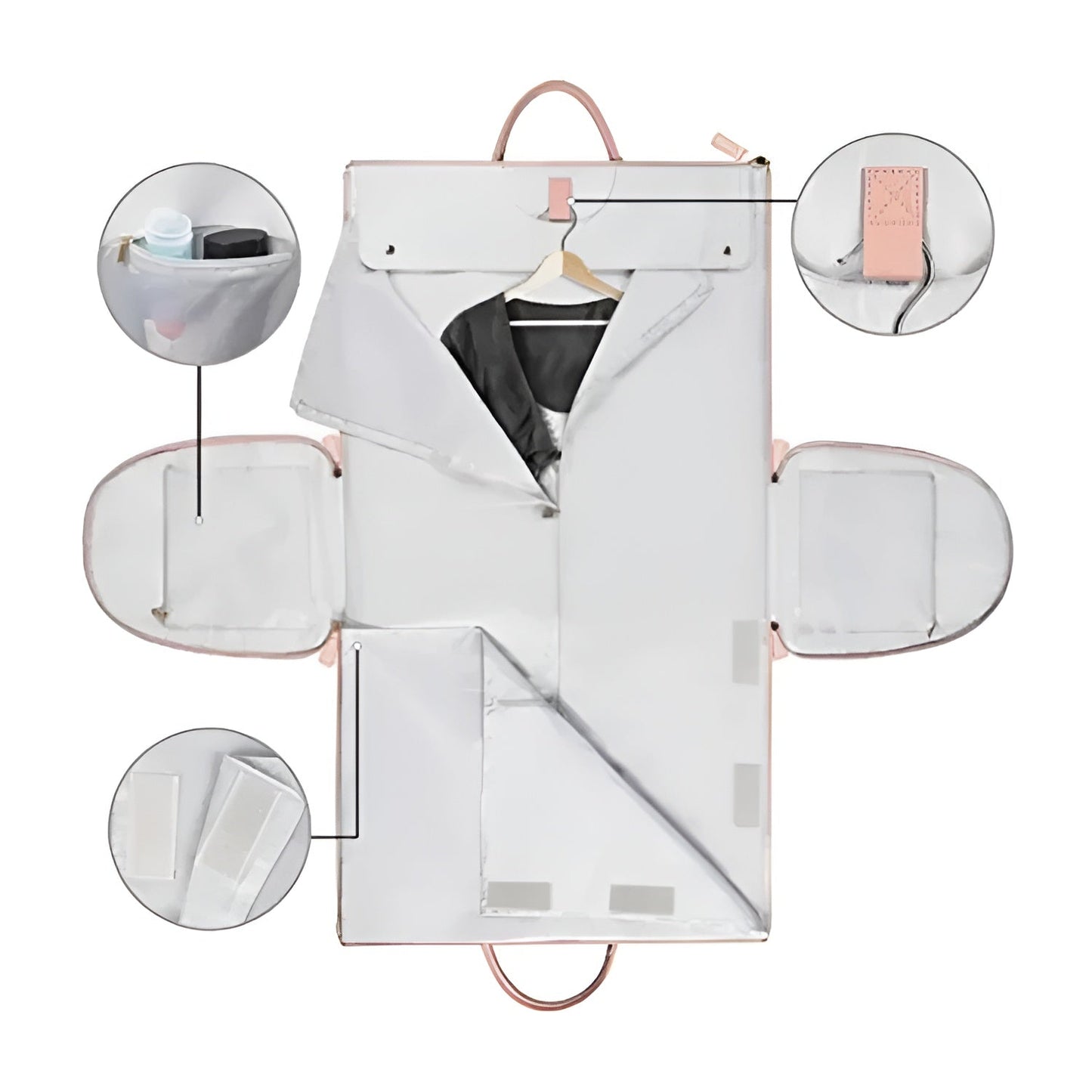 Dam Axelväska Veganläder Elegant Rymlig Design-6