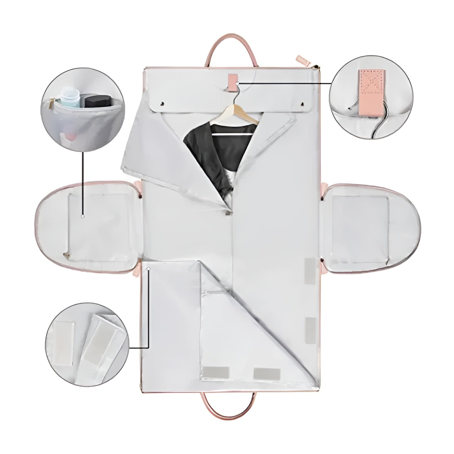 Dam Axelväska Veganläder Elegant Rymlig Design-6