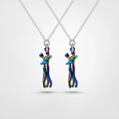Halsband för Par Unik Design Rostfritt Stål Justerbart-6