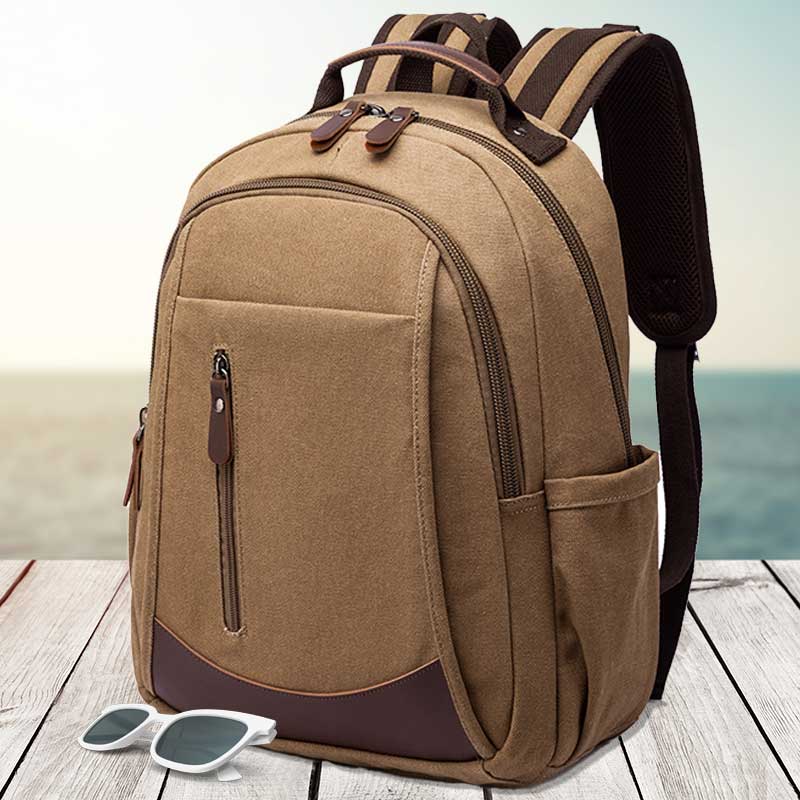 Variant image for Unisex Ryggsäck Anti-stöld Linne Ergonomisk Design-2