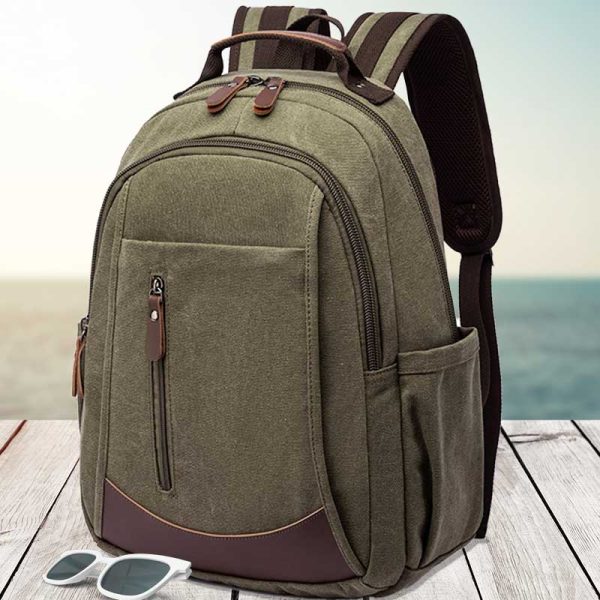 Variant image for Unisex Ryggsäck Anti-stöld Linne Ergonomisk Design-5