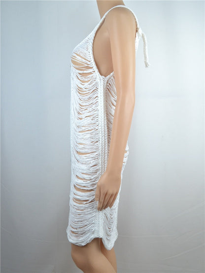 Kvinna Miniklänning Geometrisk Spandex för Sommarfest-5