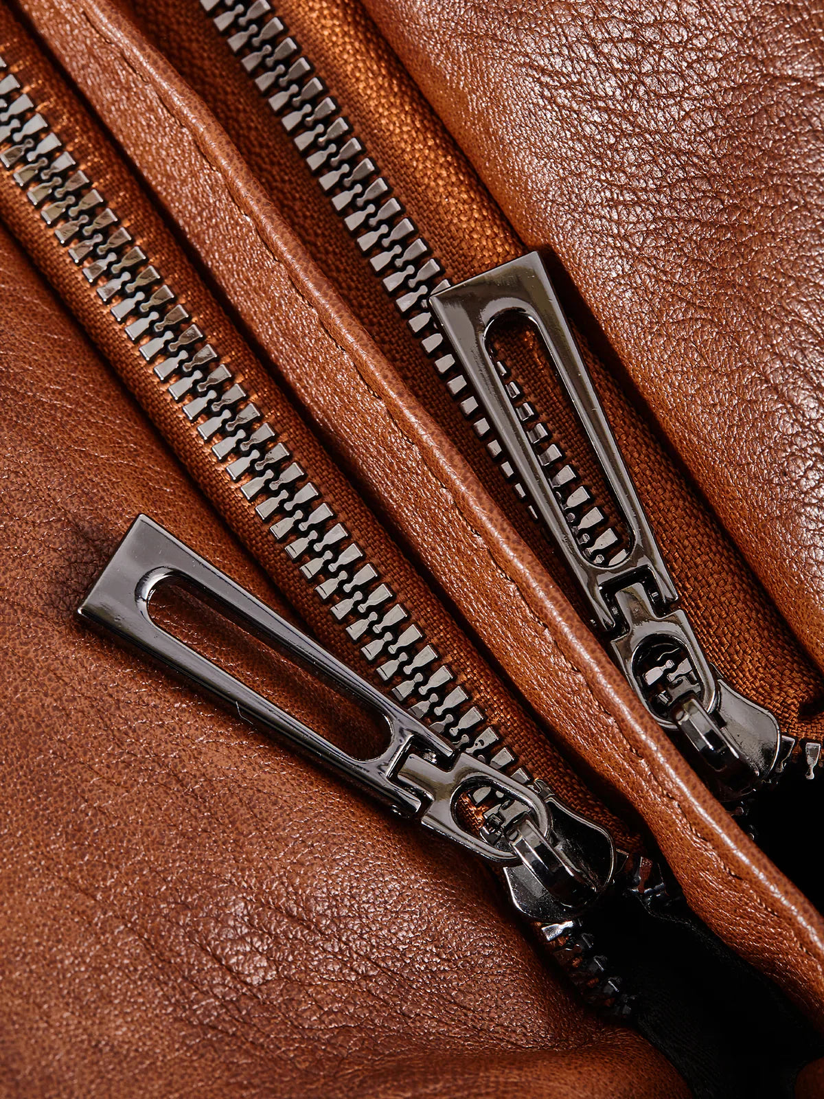 Dam Axelväska Klassisk Strukturerad Läder-4