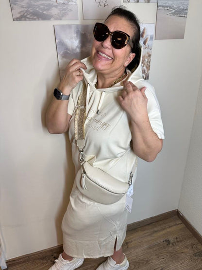 Variant image for Dam Sweatklänning Med Huva Modal Polyester-1