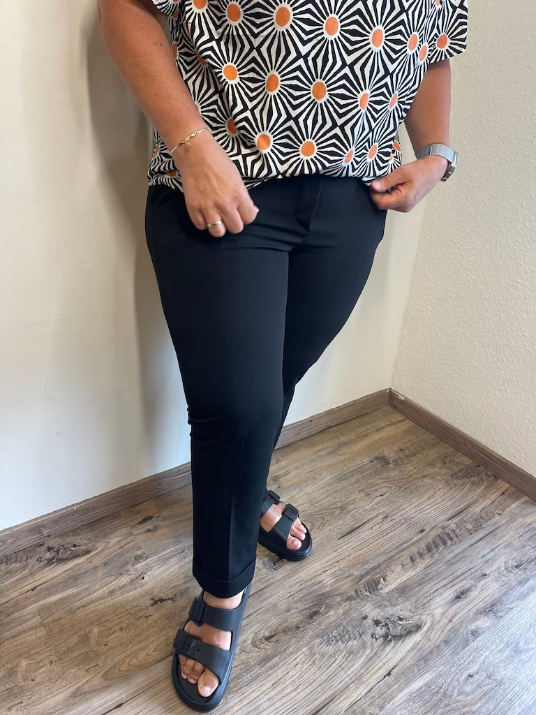 Snygga Byxor Dam Med Strykväv Mjuk Design För Vardags- Och Festbruk 4