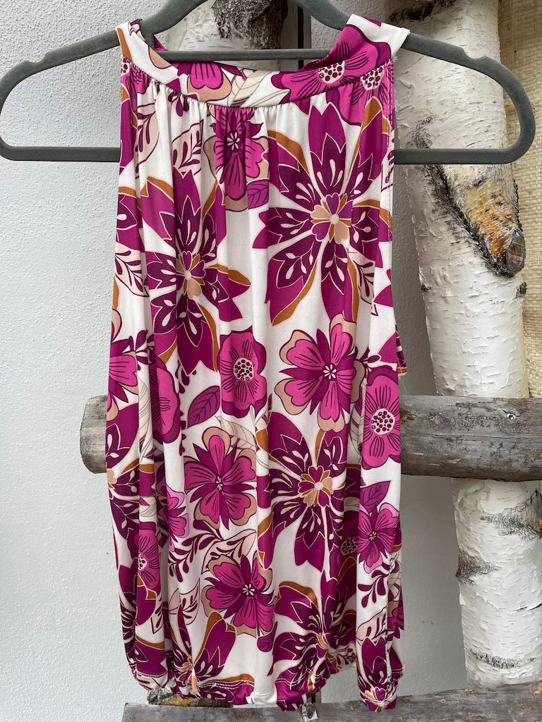 Festtoppar Dam i Mjuk Polyester med Unika Tryck – Trendig Topp för Vardag och Fest, Passar XS till XL 5