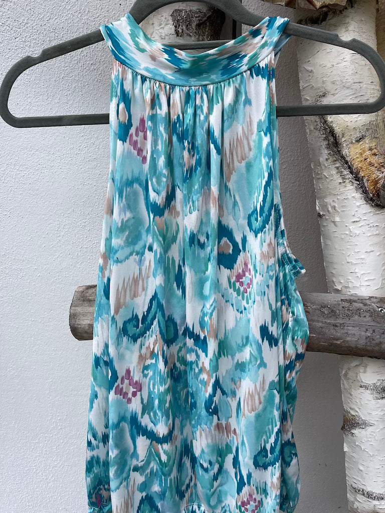 Festtoppar Dam i Mjuk Polyester med Unika Tryck – Trendig Topp för Vardag och Fest, Passar XS till XL 15