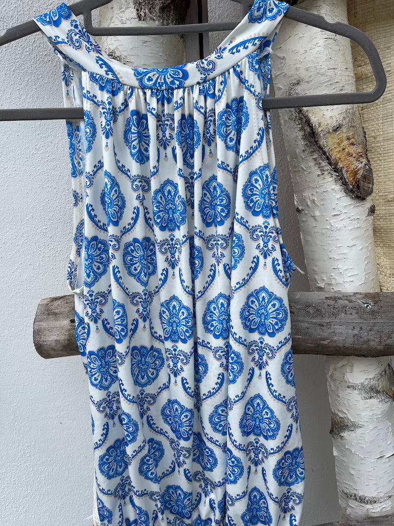 Festtoppar Dam i Mjuk Polyester med Unika Tryck – Trendig Topp för Vardag och Fest, Passar XS till XL 18