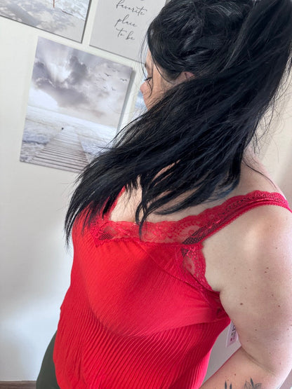 Dam Plus-storlek Top Avslappnad Lätt Material 4