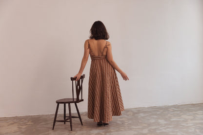 Fina Dam Klänningar A-silhuett Spaghettiband Polyester Mix-5