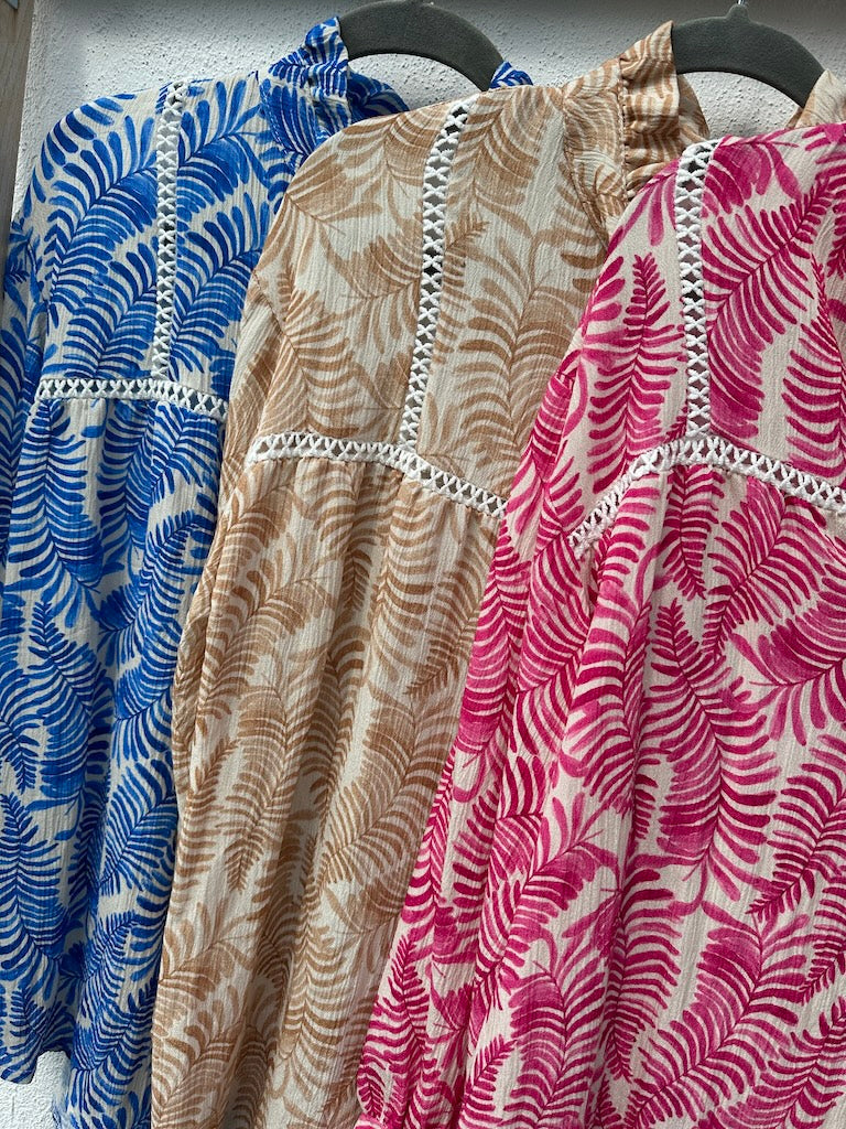 Dam Blus Boho Stil Lätt Material Avslappnad Passform-5