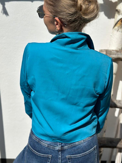 Damjacka Kort Tunn Polyester Modern Design-4