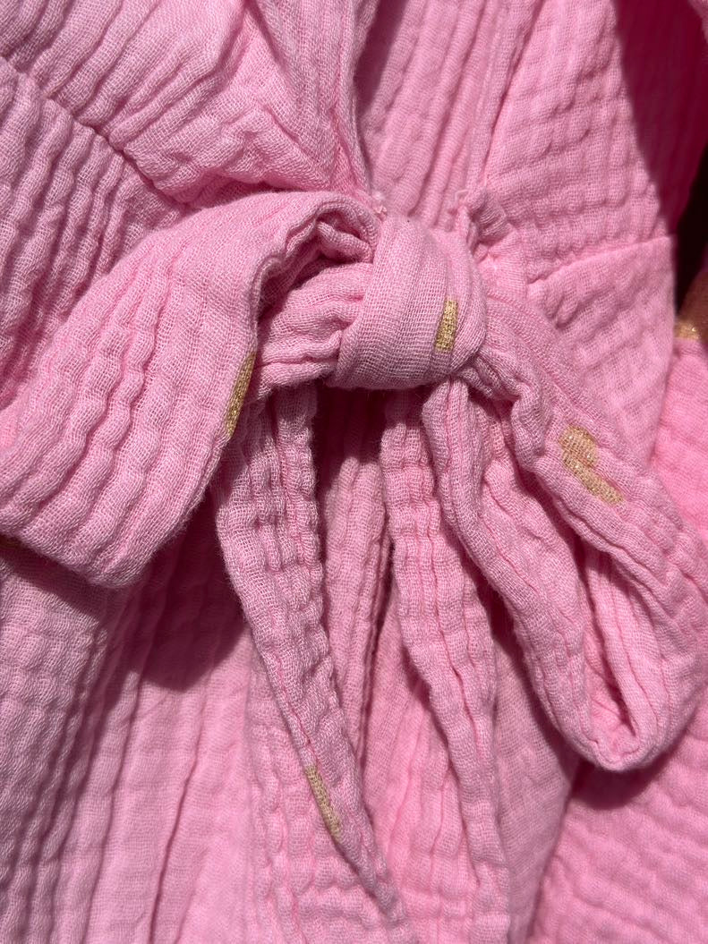 Kvinnors Klänning Hjärtmotiv Bomull Wolff-tyg-4