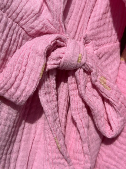 Kvinnors Klänning Hjärtmotiv Bomull Wolff-tyg-4