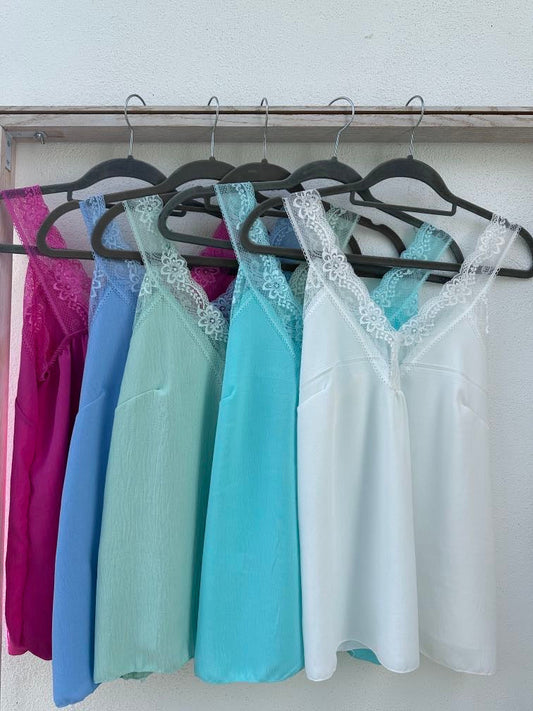 A-linjeformad Festtopp Dam med Spetsdetalj i 100% Polyester – Perfekt för Fest och Vardag 1