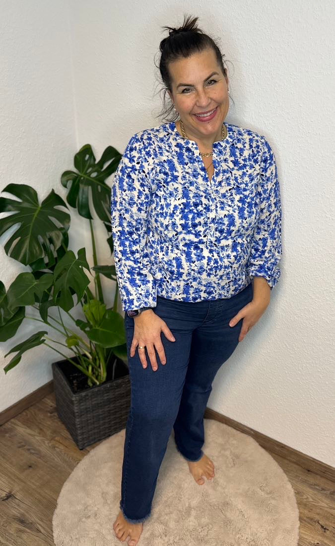 Variant image for Dam Jeans Hög Midja Stretch Rak Passform-1