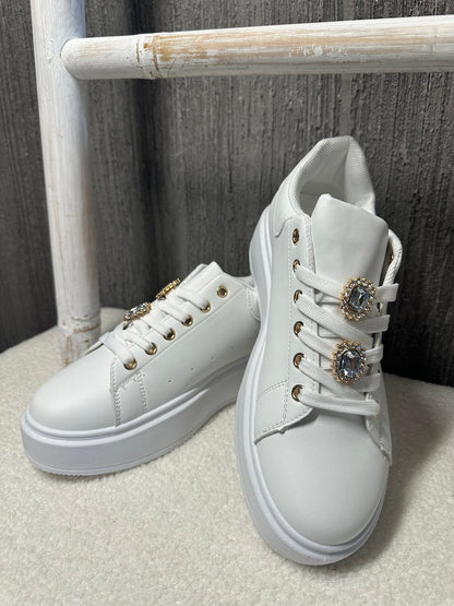 Dam Sneakers Mångsidig Design Textil Syntet-4