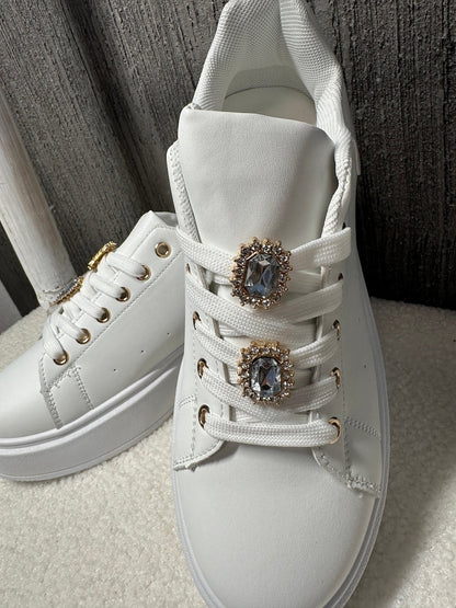 Dam Sneakers Mångsidig Design Textil Syntet-3