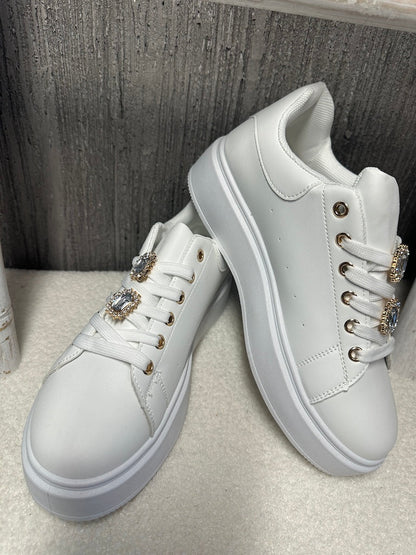 Dam Sneakers Mångsidig Design Textil Syntet-5