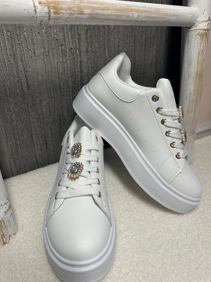 Dam Sneakers Mångsidig Design Textil Syntet-1