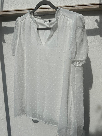 Plus Size Blus Dam Elegant Polyester Söt Design-2