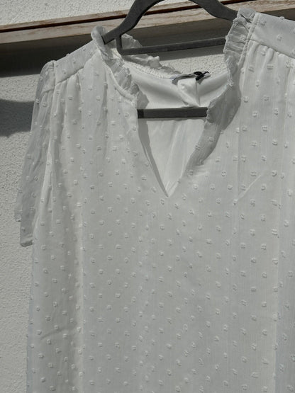 Plus Size Blus Dam Elegant Polyester Söt Design-3