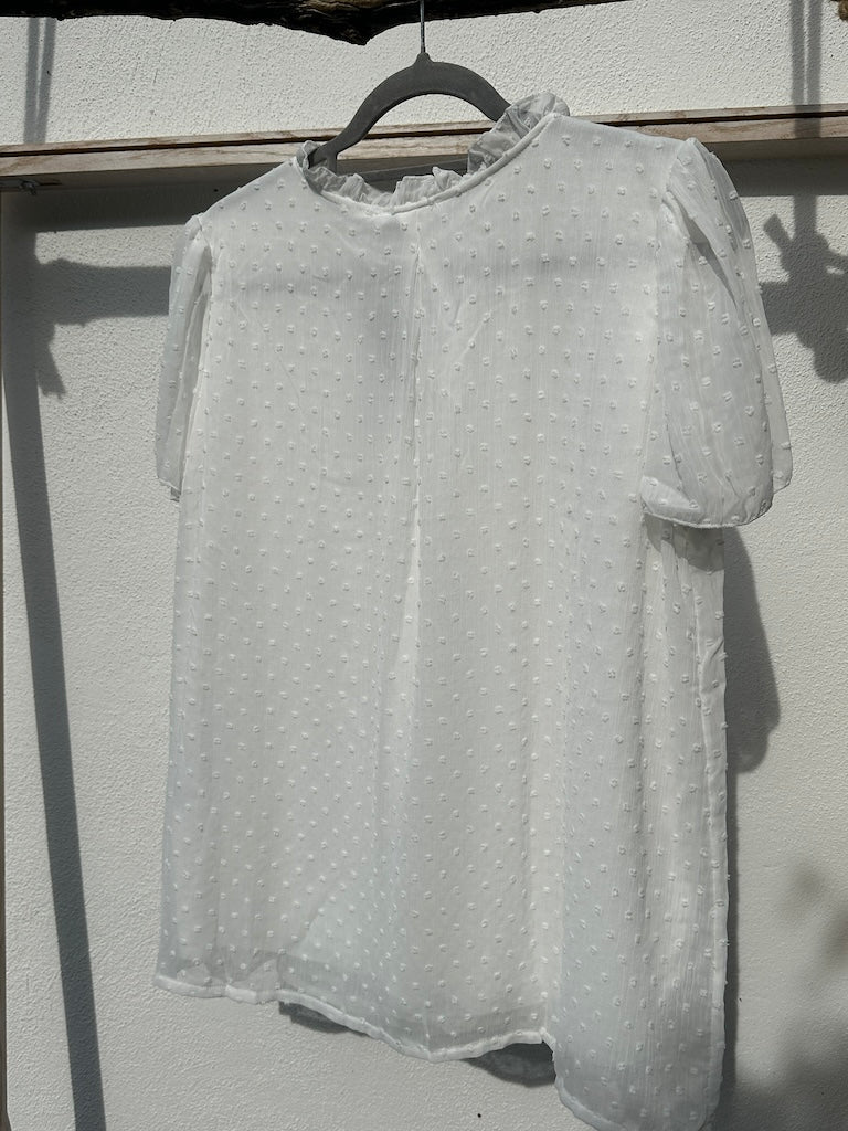 Plus Size Blus Dam Elegant Polyester Söt Design-4