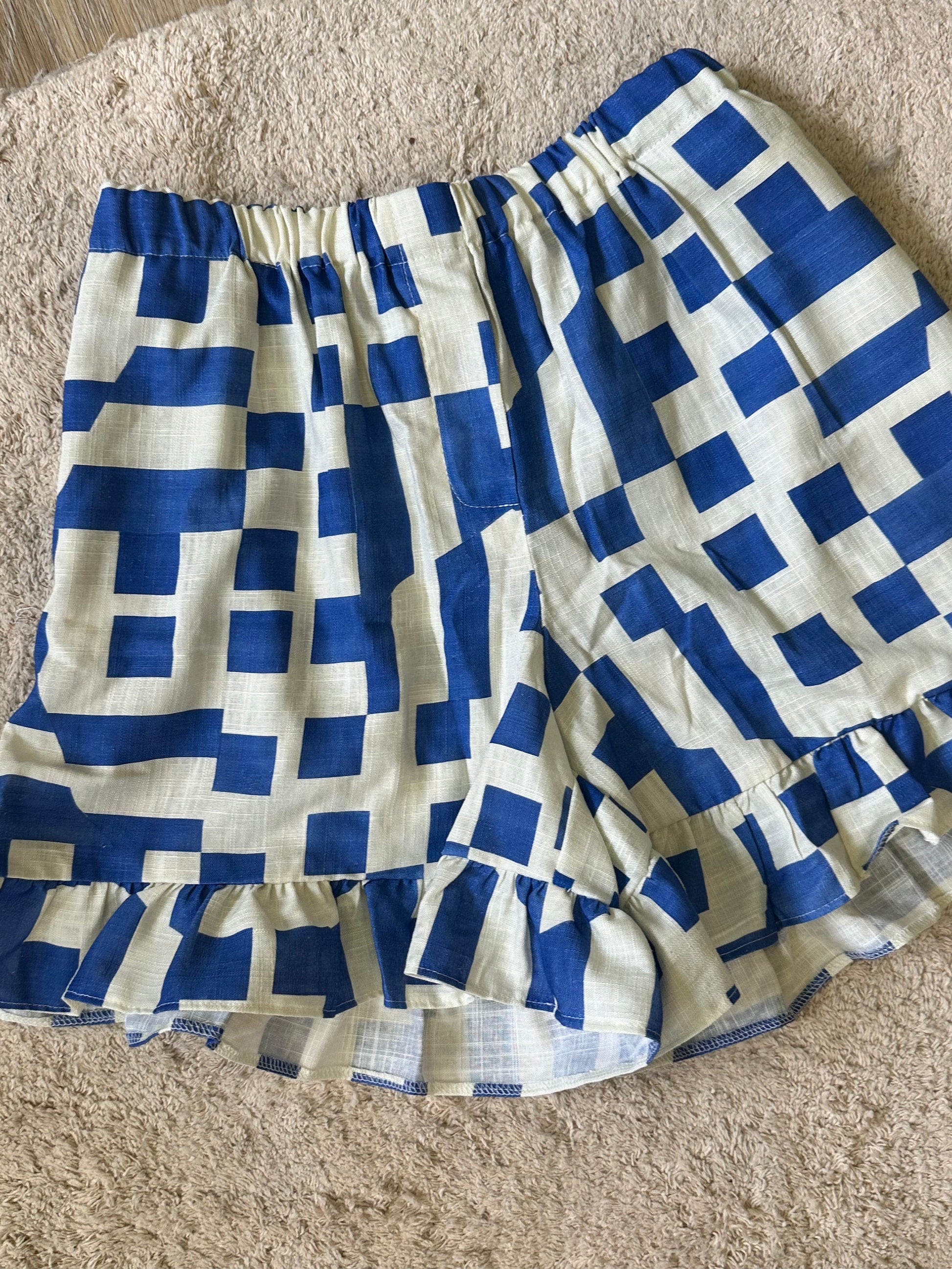 Dam Shorts Relaxed Fit Viskos och Linne-3