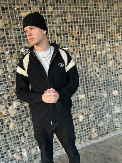 Herrjacka Vävd Med Blixtlås Polyester Klassisk Stil-3