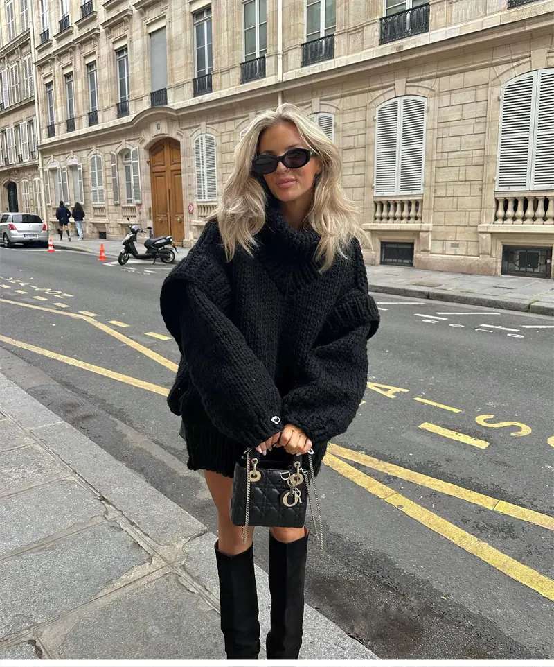 Kvinnors Boho Kappa med Fransar i Ullblandning-3