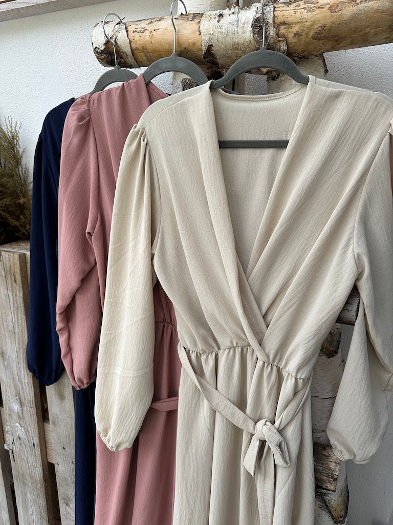 Dam Långklänning med Midjebälte För Fest, Elegant Polyester 5