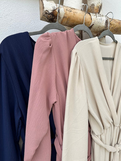 Dam Långklänning med Midjebälte För Fest, Elegant Polyester 10