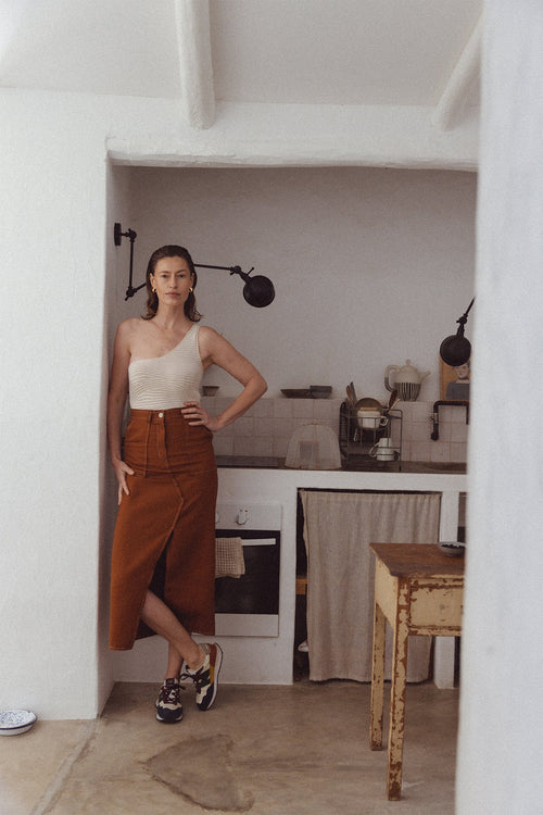 Damkjol Knapp Blixtlås 100% Bomull 1