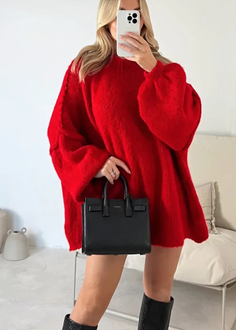 Variant image for Kvinnor Tröja Halv Turtleneck Långärmad Polyester-1