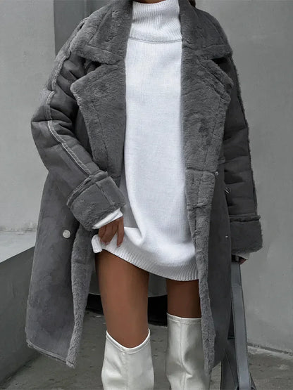 Variant image for Herrar Teddymantel Slim Silhouette Fleece-5